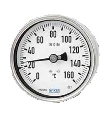 0-160 DEGREE C GAS IN METAL TEMPERATURE GAUGES WITH CAPILLARY