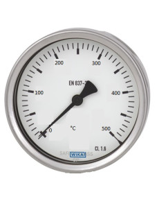 0-500 DEGREE C GAS IN METAL TEMPERATURE GAUGES WITH CAPILLARY