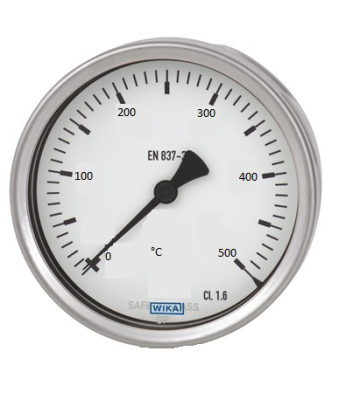 0-500 DEGREE C GAS IN METAL TEMPERATURE GAUGES WITH CAPILLARY