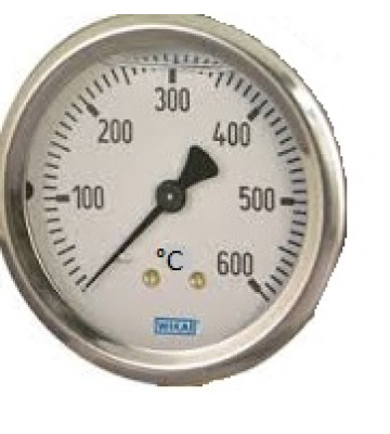 0-600 DEGREE C GAS IN METAL TEMPERATURE GAUGES WITH CAPILLARY